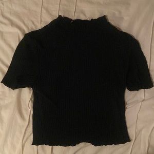 Black SHEIN crop top